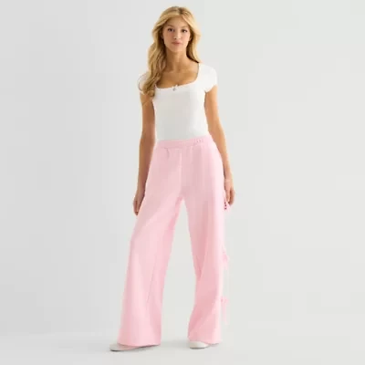 Forever 21 Womens Juniors Wide Leg Pull-On Pant