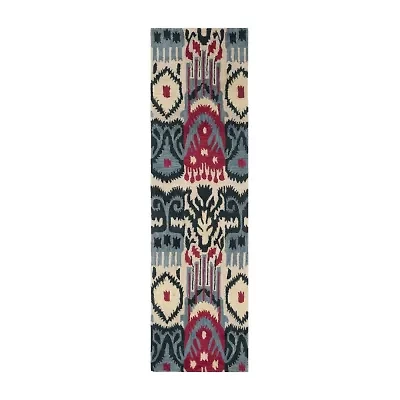 Safavieh Ikat Collection Eirann Geometric Runner Rug
