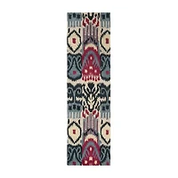 Safavieh Ikat Collection Eirann Geometric Runner Rug