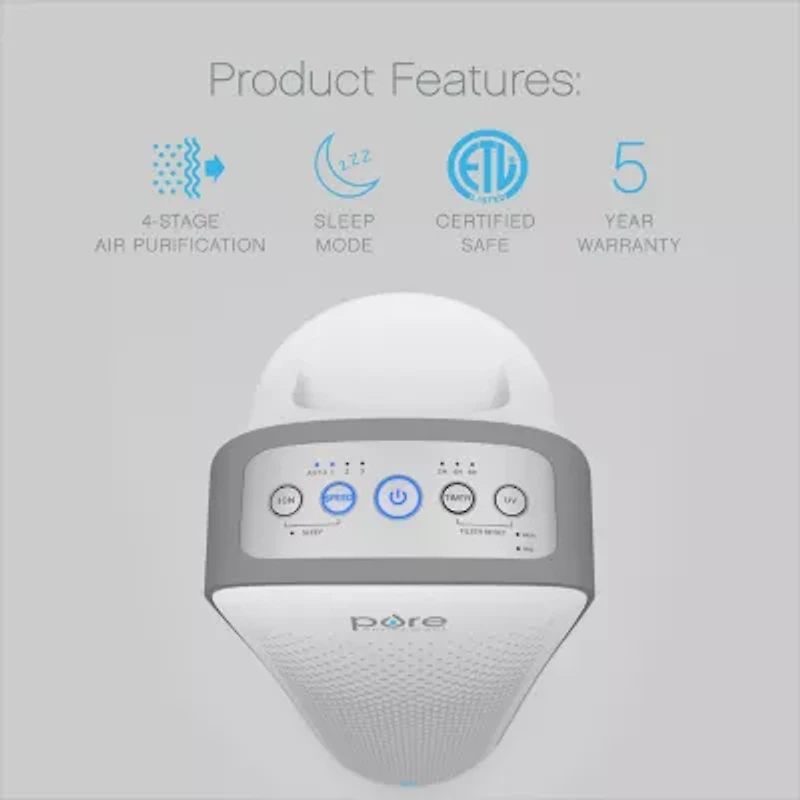Pure Enrichment Purezone Elite 4-In-1 True Hepa Air Purifier