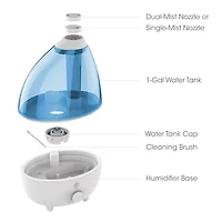Pure Enrichment MistAire XL Ultrasonic Cool Mist Humidifier