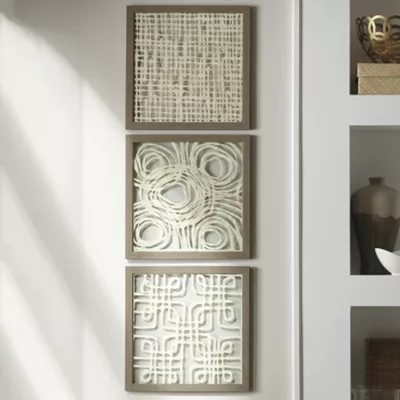 Signature Design by Ashley® Odella 3-pc. Wall Sculpture