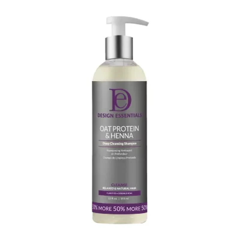 Design Essentials Oat Protein And Henna Deep Cleansing Shampoo 12 oz.