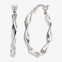 Sterling Silver 2-pr. Hoop Earrings