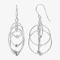 Womens Sterling Silver Earring Set