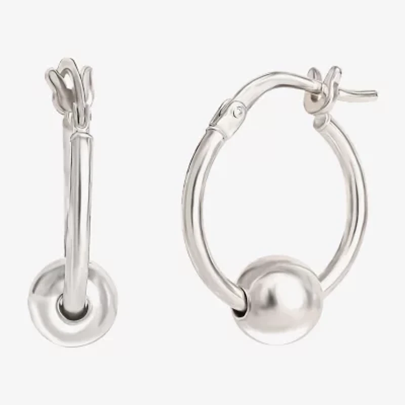 Womens Sterling Silver Earring Set