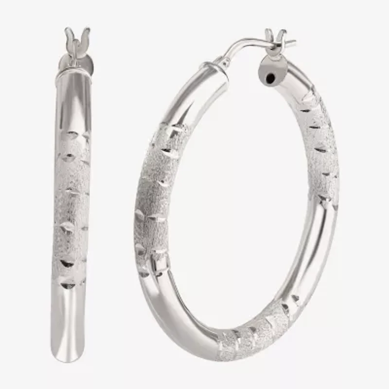 Sterling Silver Hoop Earrings