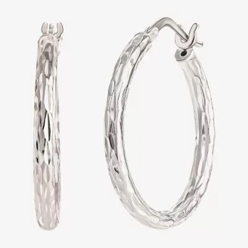 Sterling Silver 2-pr. Hoop Earring Set
