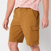 St. John's Bay Mens 10" Mid Rise Stretch Fabric Cargo Short