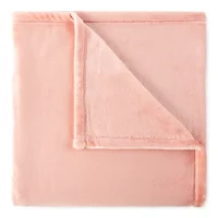 Home Expressions Velvet Plush Solid Throw
