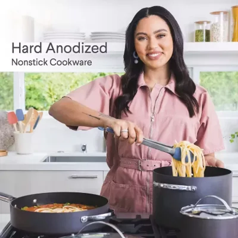 Ayesha Curry Hard Anodized Collection 4-qt. Sauce Pan with Lid