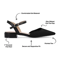 Journee Collection Ansley Womens Pointed Closed Toe Ballet Flats