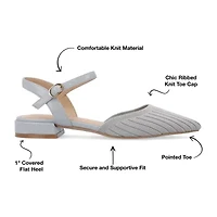 Journee Collection Ansley Womens Pointed Closed Toe Ballet Flats