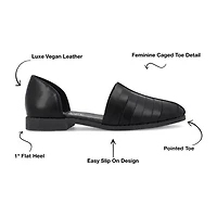 Journee Collection Anyah Womens Pointed Ballet Flats