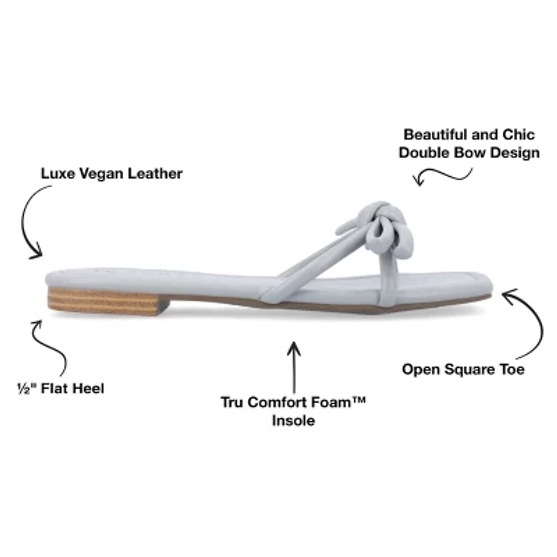 Journee Collection Womens Soma Flat Sandals