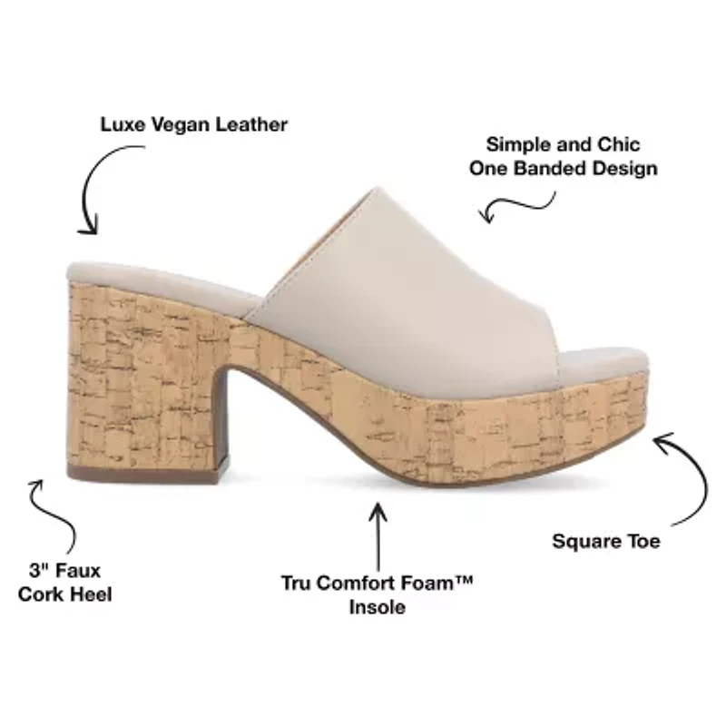 Journee Collection Womens Astter Heeled Sandals