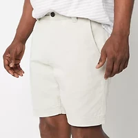 St. John's Bay Mens 9" Mid Rise Stretch Fabric Chino Short