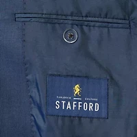 Stafford Signature Coolmax All Season Birdseye Mens Stretch Fabric Slim Fit Suit Jacket