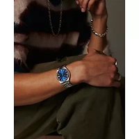 Citizen Tsuyosa Mens Automatic Silver Tone Stainless Steel Bracelet Watch Nj0150-56l