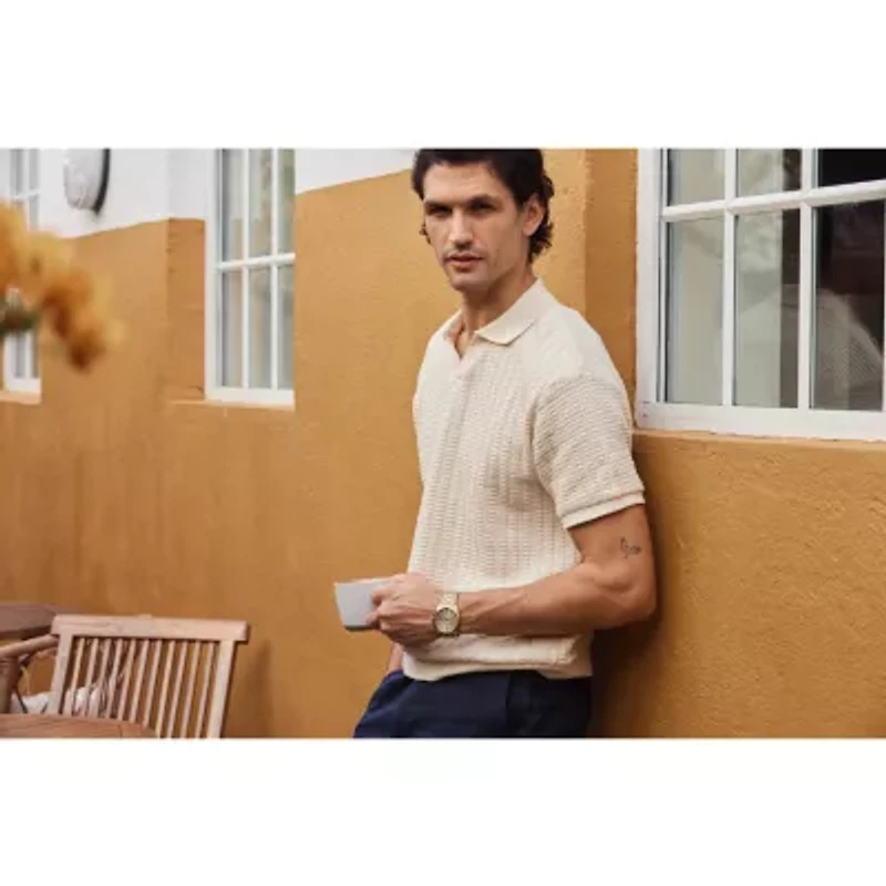 Citizen Peyten Mens Gold Tone Stainless Steel Bracelet Watch Bm7532-54p