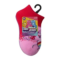 Little & Big Kid Girls 6 Pair Care Bears No Show Socks