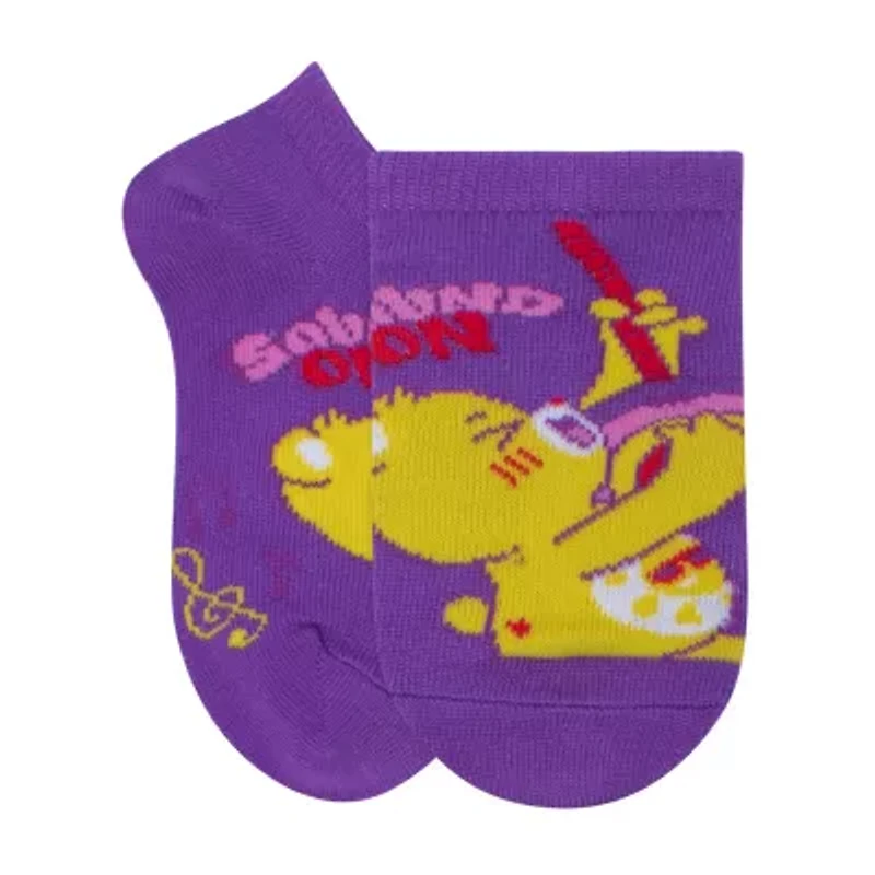 Little & Big Kid Girls 6 Pair Care Bears No Show Socks