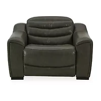 Signature Design By Ashley® Center Line Dual Power Leather Recliner