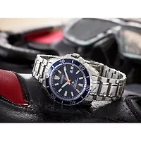 Citizen Promaster Diver Mens Silver Tone Stainless Steel Bracelet Watch Bn0191-55l