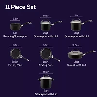 Circulon Symmetry Hard Anodized 11-pc. Cookware Set