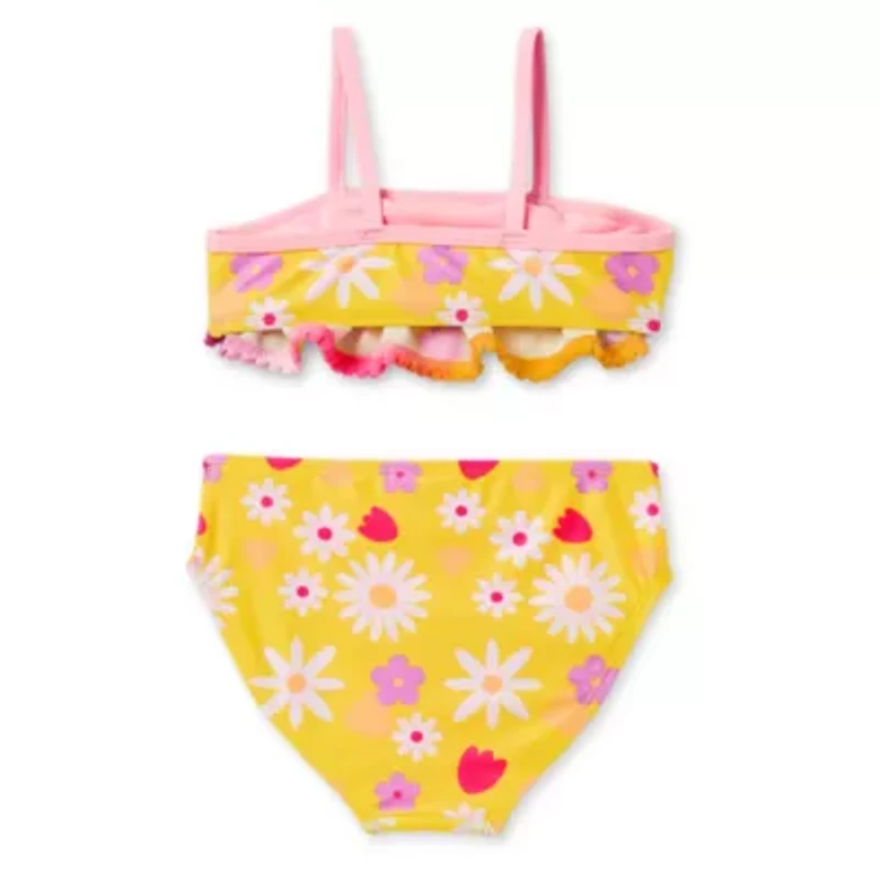 Okie Dokie Toddler & Little Girls Floral 2-pc. Bikini Set