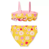 Okie Dokie Toddler & Little Girls Floral 2-pc. Bikini Set