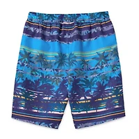 Thereabouts At The Knee Boxer Brief Lined Little & Big Kid Boys Board Shorts