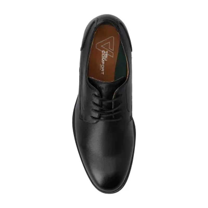 Vance Co Barclay Mens Almond Closed Toe Oxford Shoes