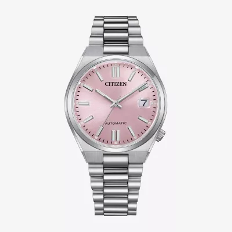 Citizen Tsuyosa Womens Automatic Silver Tone Stainless Steel Bracelet Watch Nj0200-50z