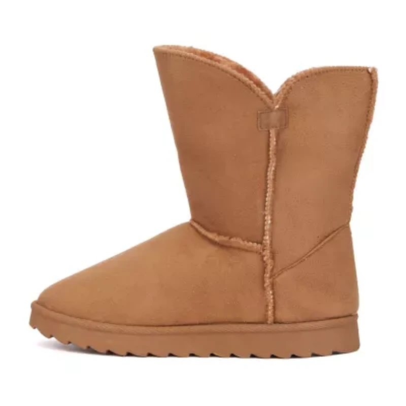Olivia Miller Womens Aneira Flat Heel Booties