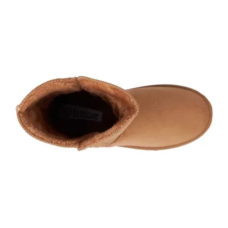 Olivia Miller Womens Aneira Flat Heel Booties
