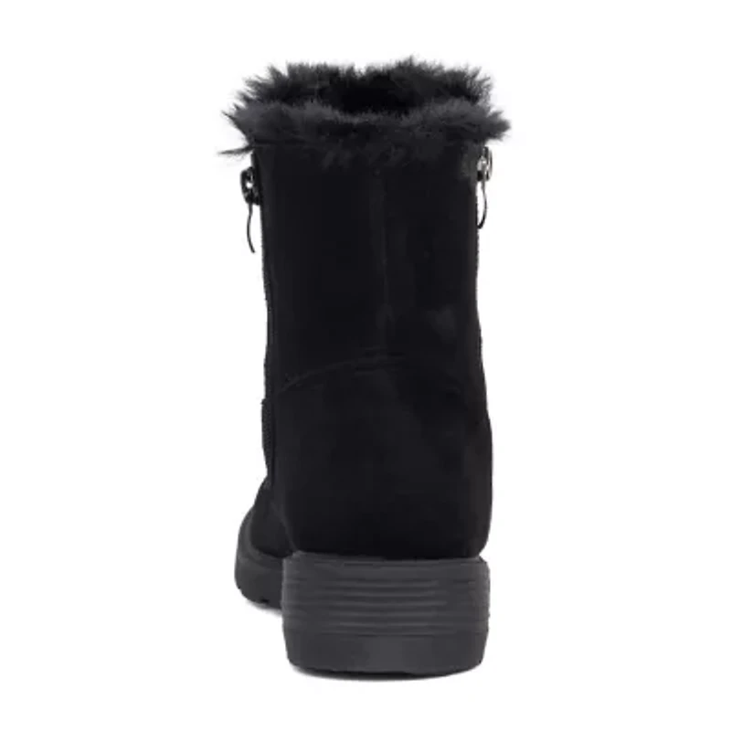 Olivia Miller Womens Ginevra Flat Heel Booties