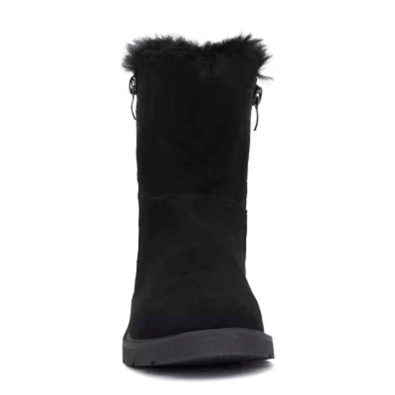 Olivia Miller Womens Ginevra Flat Heel Booties