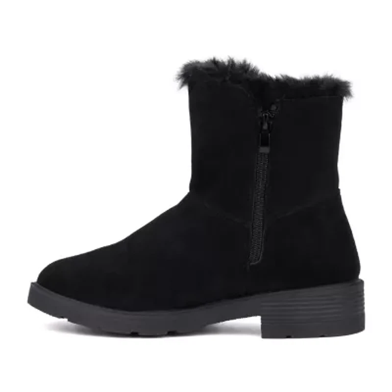 Olivia Miller Womens Ginevra Flat Heel Booties