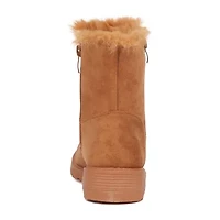 Olivia Miller Womens Ginevra Flat Heel Booties