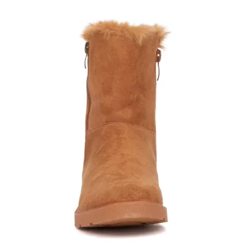 Olivia Miller Womens Ginevra Flat Heel Booties