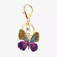 Bijoux Bar Gold Tone Butterfly Bag Charm