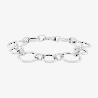 Limited Quantities! Womens Sterling Silver 7.5 Inch Hollow Link Chain Bracelet
