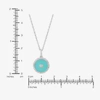 Limited Quantities! Womens 1/5 CT. Natural White Diamond Sterling Silver Round 18 Inch Pendant Necklace