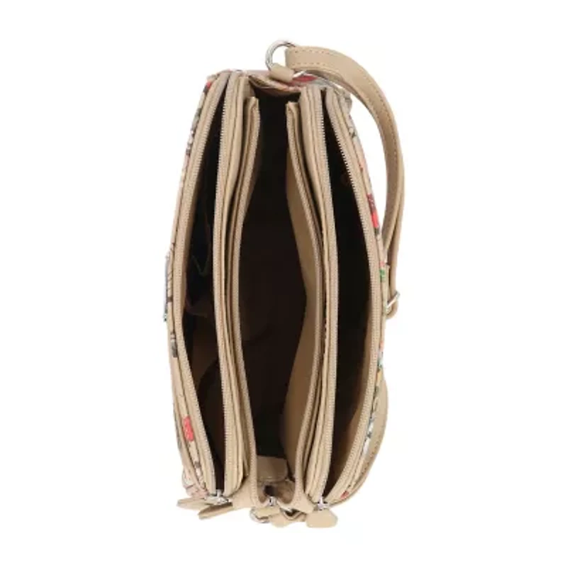 Multi Sac Windsor Flroal Print Crossbody Bag
