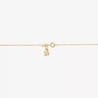 Womens Dyed White Cultured Freshwater Pearl 14K Gold Over Silver Heart 18 Inch Pendant Necklace