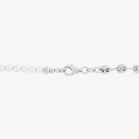 Womens Sterling Silver 7.5 Inch Mariner Chain Bracelet
