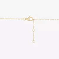 Womens Dyed White Cultured Freshwater Pearl 14K Gold Over Silver Hamsa 18 Inch Pendant Necklace