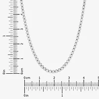 (H-I/I1) Womens White Diamond 10K Gold 18 Inch Tennis Necklace