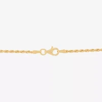 Mens Cubic Zirconia 14K Gold Over Silver Pendant Necklace